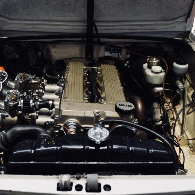 Motorraum Alfa Romeo